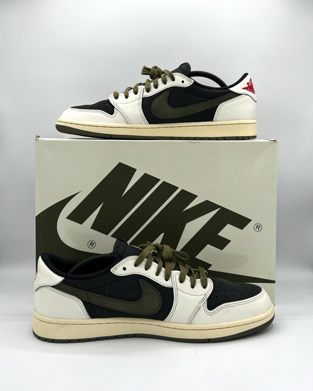 Air Jordan 1 Retro Low OG SP Travis Scott Olive Women’s Size 13 Pre-Owned