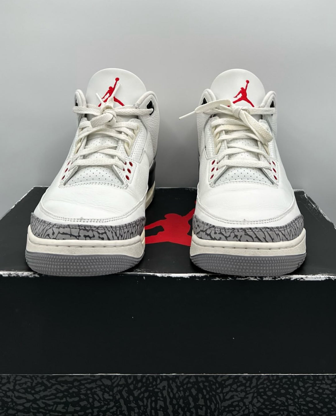 Air Jordan 3 Retro White Cement Reimagined Size 12.5 Pre-Owned