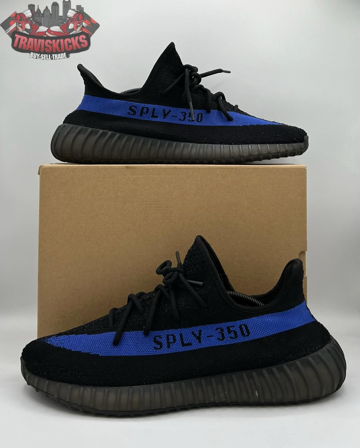 Adidas Yeezy Boost 350 V2 Dazzling Blue Size 14 Pre-Owned