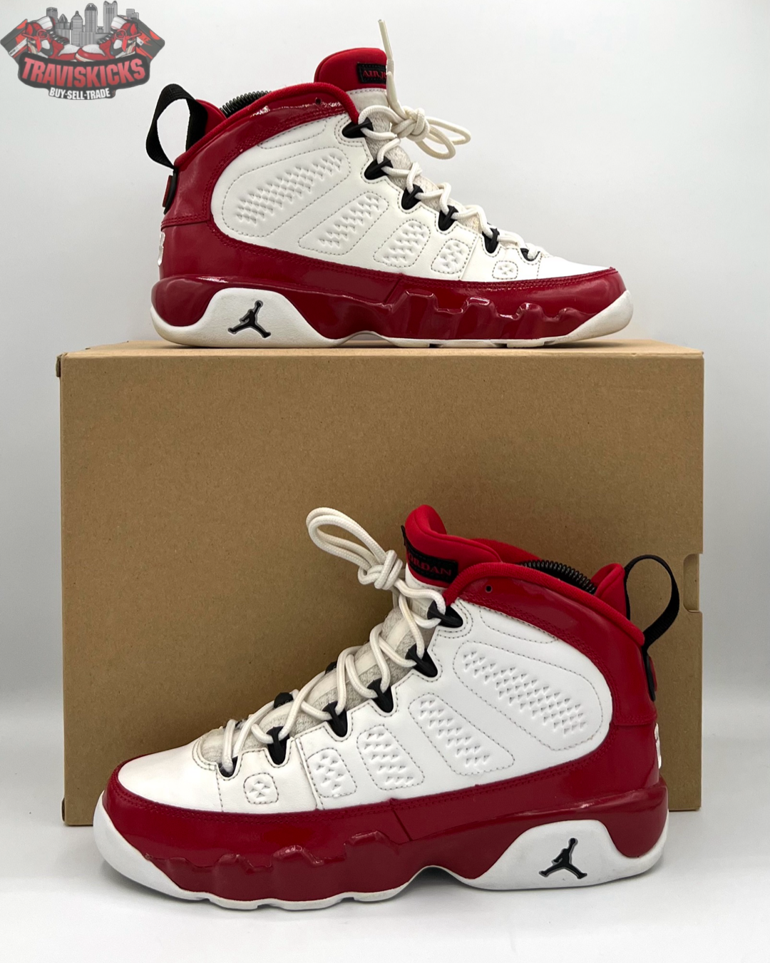 Air Jordan 9 Retro BG Gym Red Size 5.5Y Pre-Owned