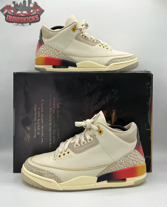 Air Jordan 3 Retro SP J Balvin Medellín Sunset Size 8.5 Pre-Owned