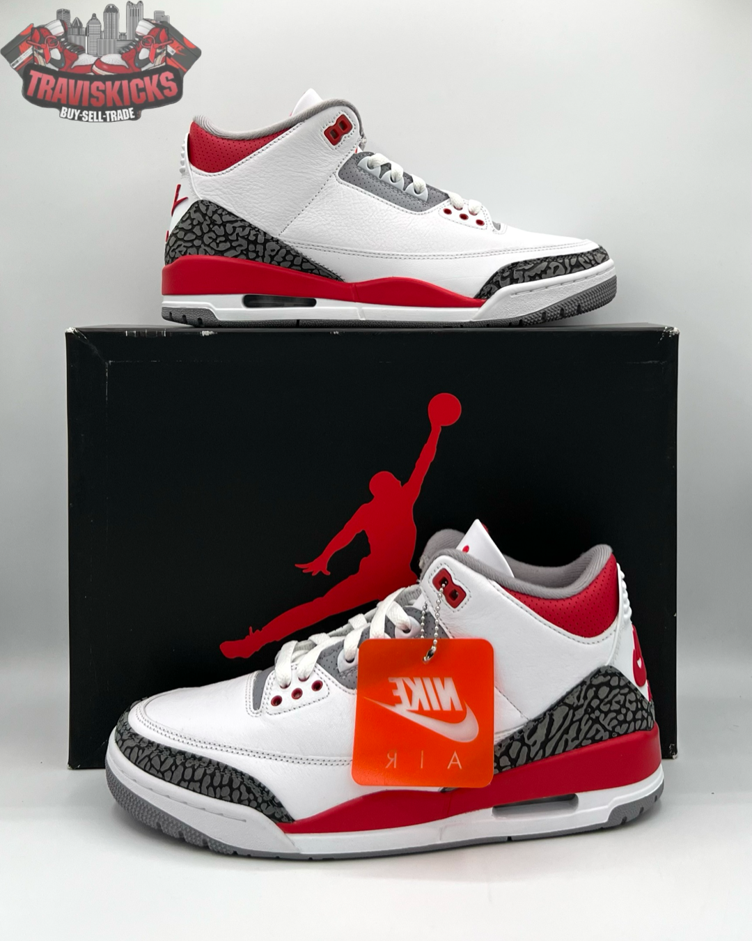 Air Jordan 3 Retro Fire Red 2022 Size 8.5 Brand New