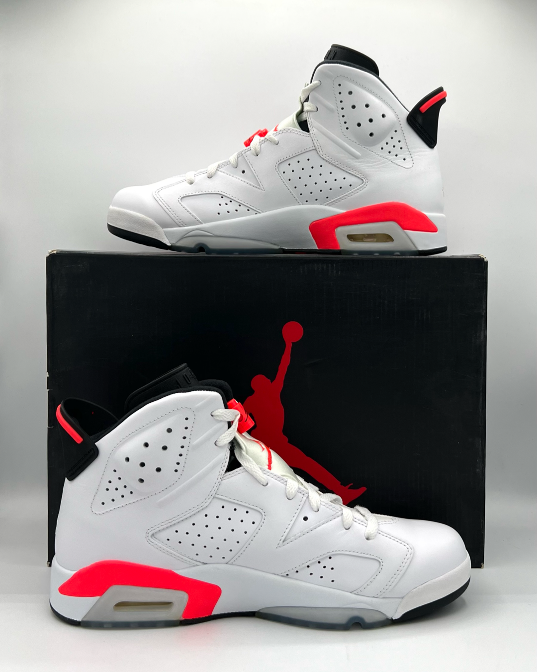 Air Jordan 6 Retro White Infrared 2014 Size 9.5 Brand New