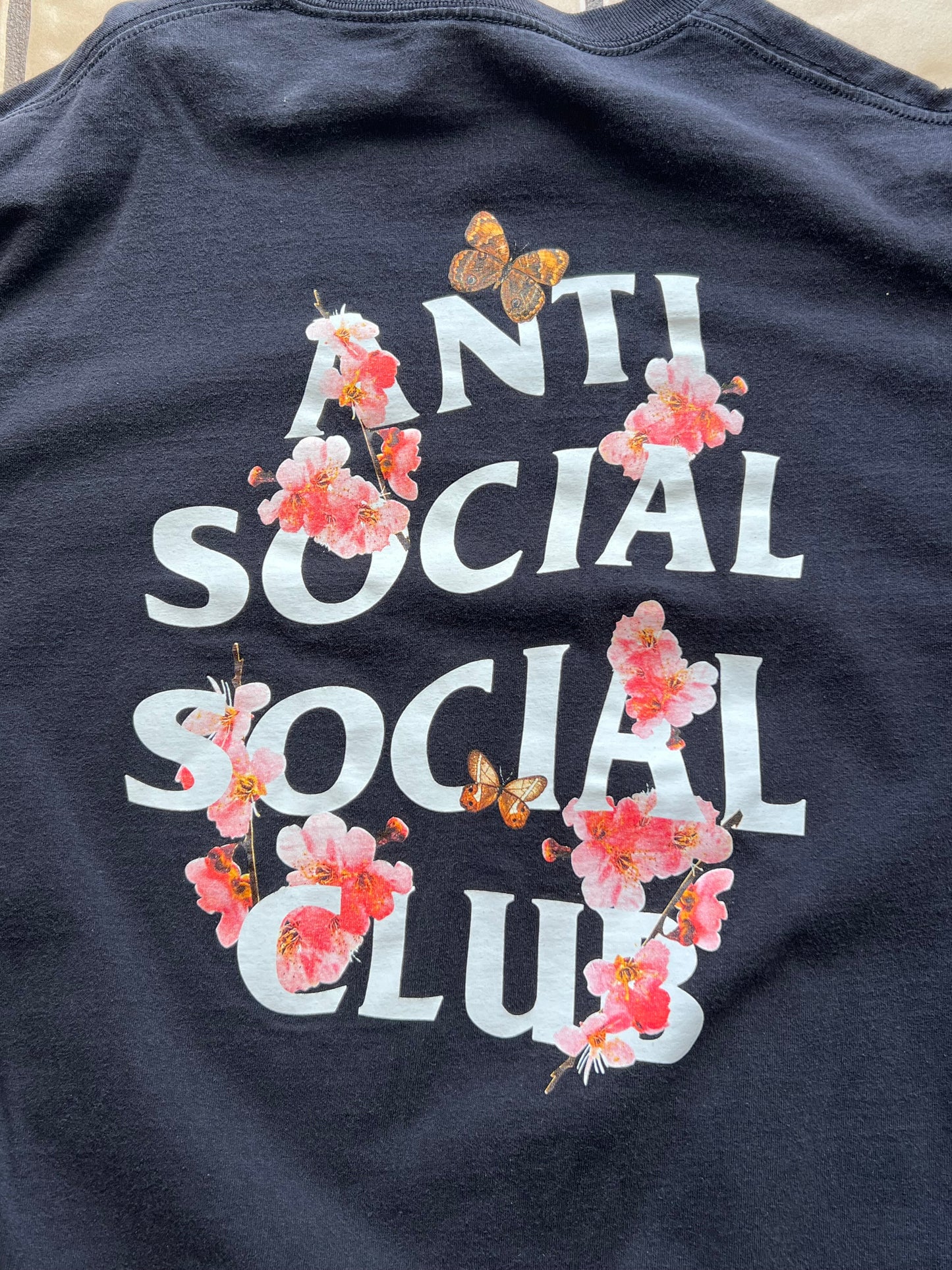 Anti Social Social Club Kkoch Tee Black Size Large Pre-Owned