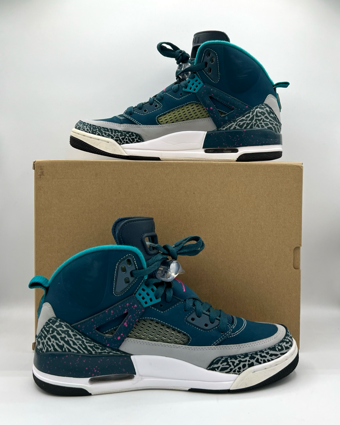 Jordan Spizike Space Blue Size 10 Pre-Owned