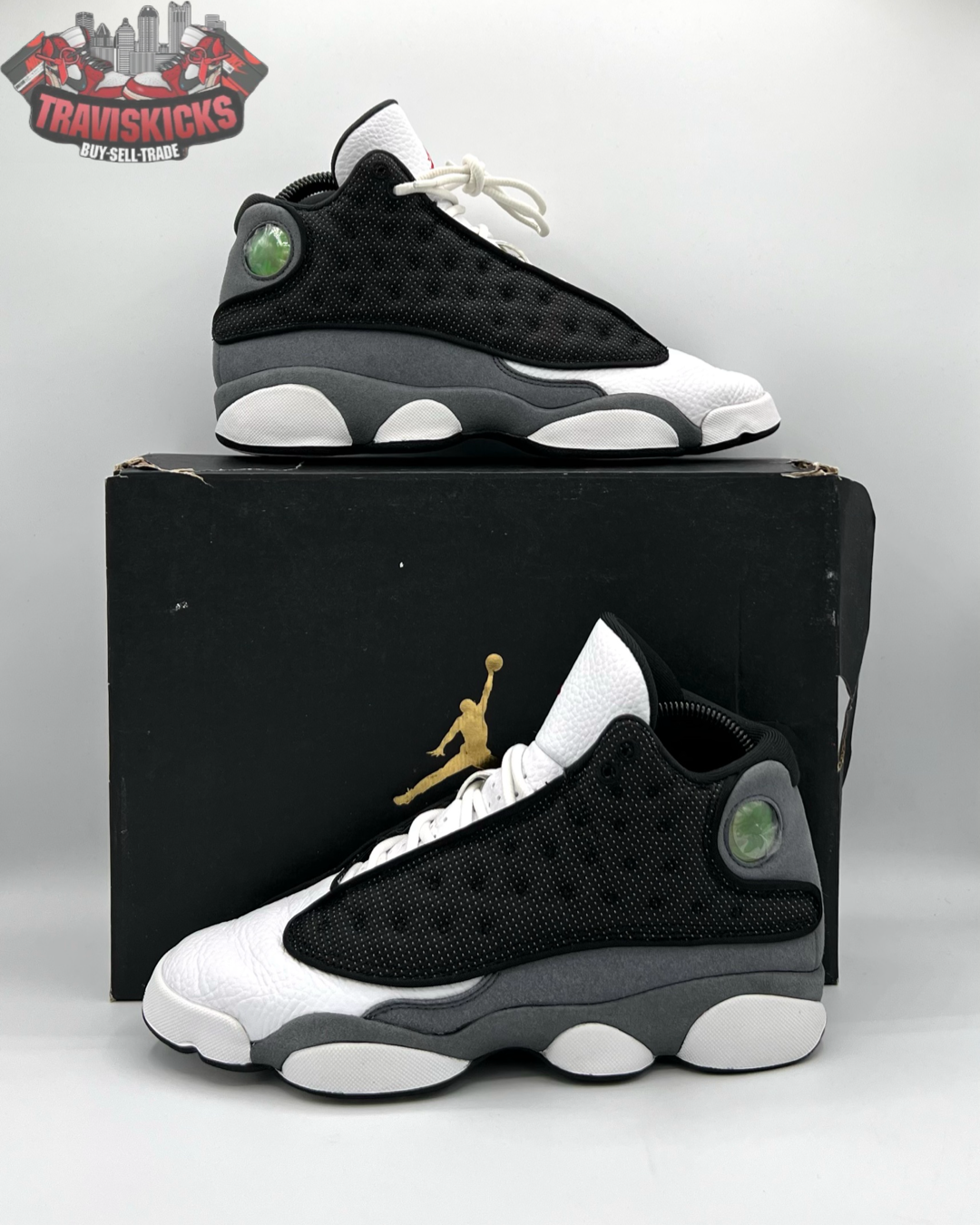 Air Jordan 13 Retro GS Black Flint Size 7Y Pre-Owned