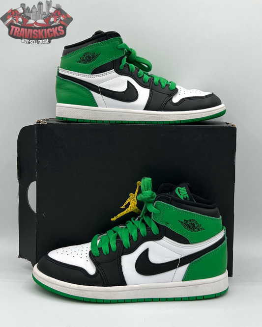 Air Jordan 1 Retro High OG PS Lucky Green Size 3Y Pre-Owned