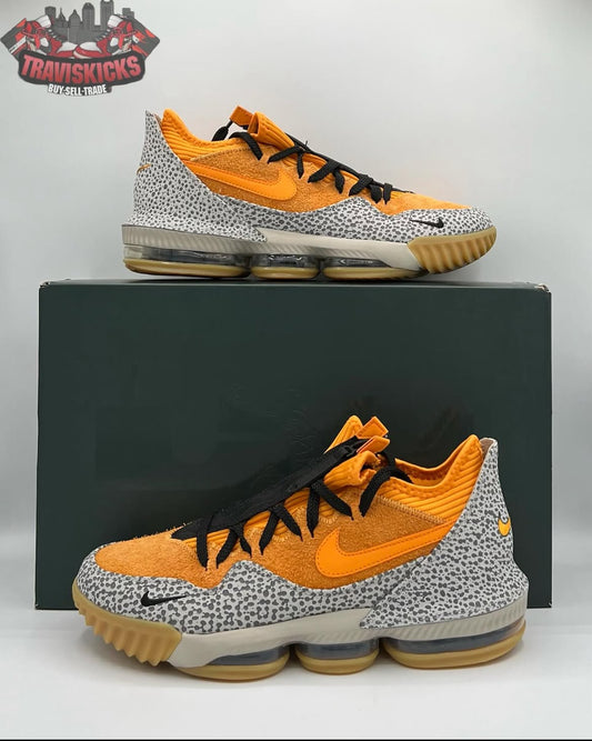 Nike LeBron 16 Low Atmost Safari Size 10 Brand New