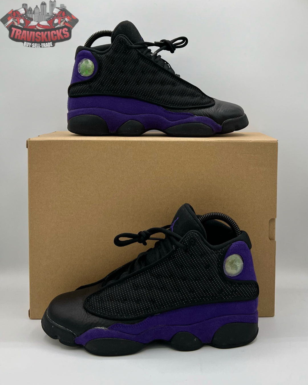 Air Jordan 13 Retro GS Court Purple Size 6Y Pre-Owned