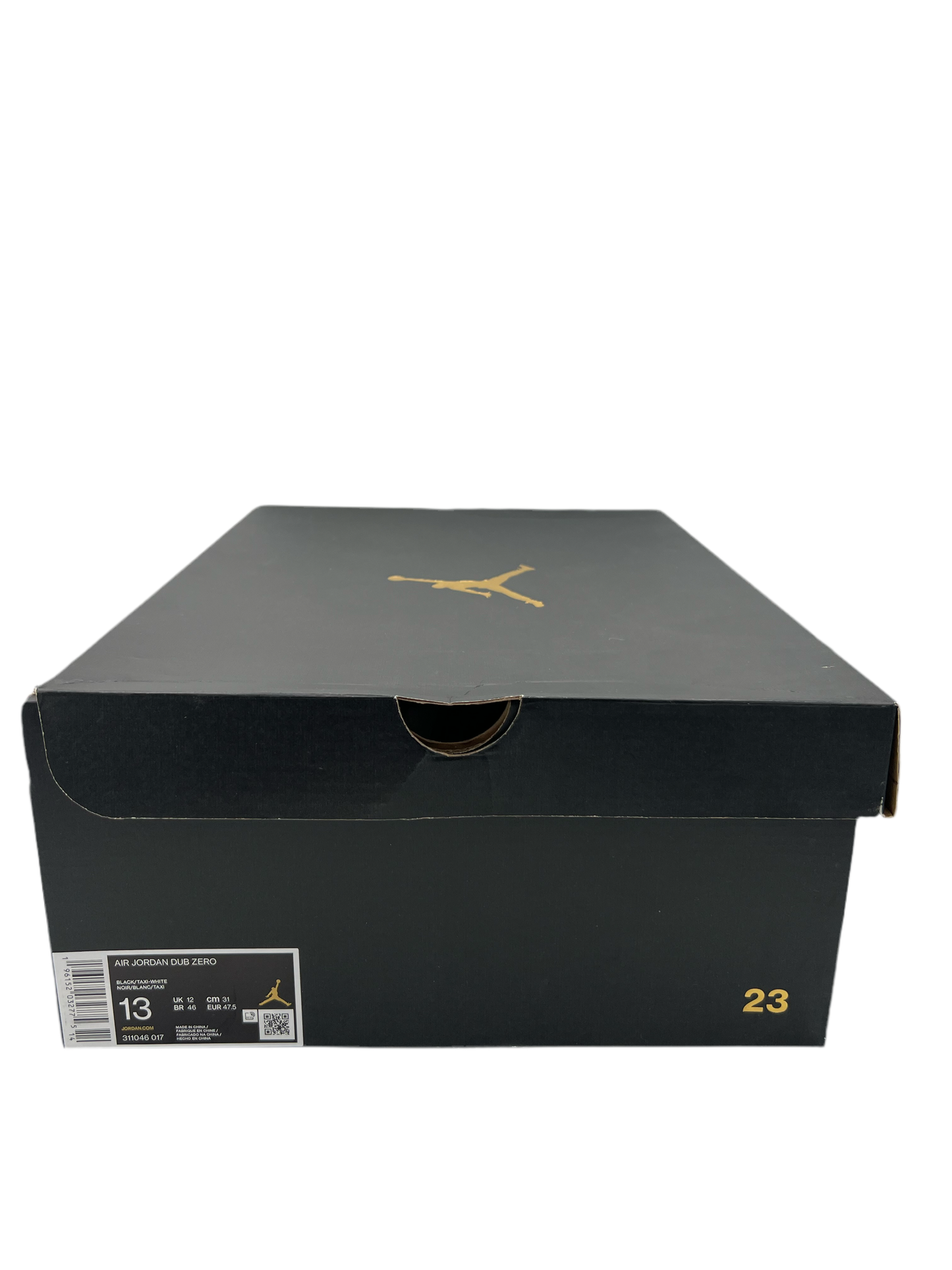 Air Jordan Dub Zero Black Taxi Size 13 Brand New