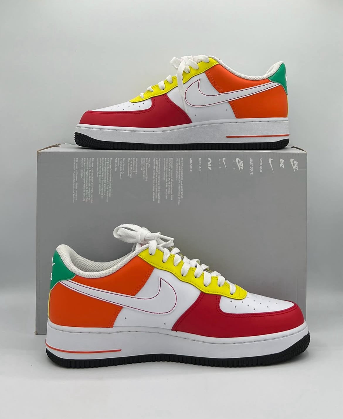 Nike Air Force 1 Low ‘07 LV8 Rubik’s Cube Size 9.5 Brand New