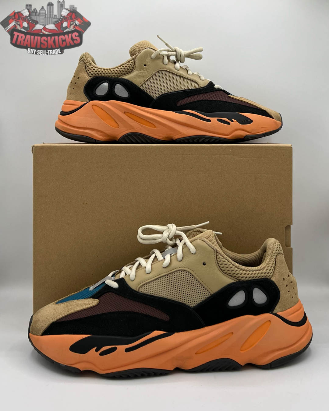 Adidas Yeezy Boost 700 Enflame Amber Size 13.5 Pre-Owned