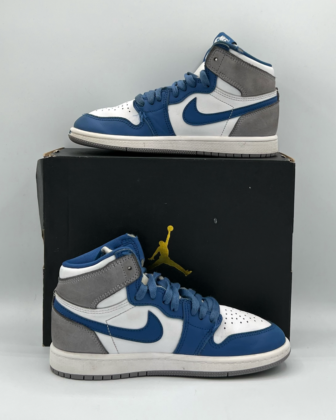 Air Jordan 1 Retro High OG PS True Blue Size 2Y Pre-Owned