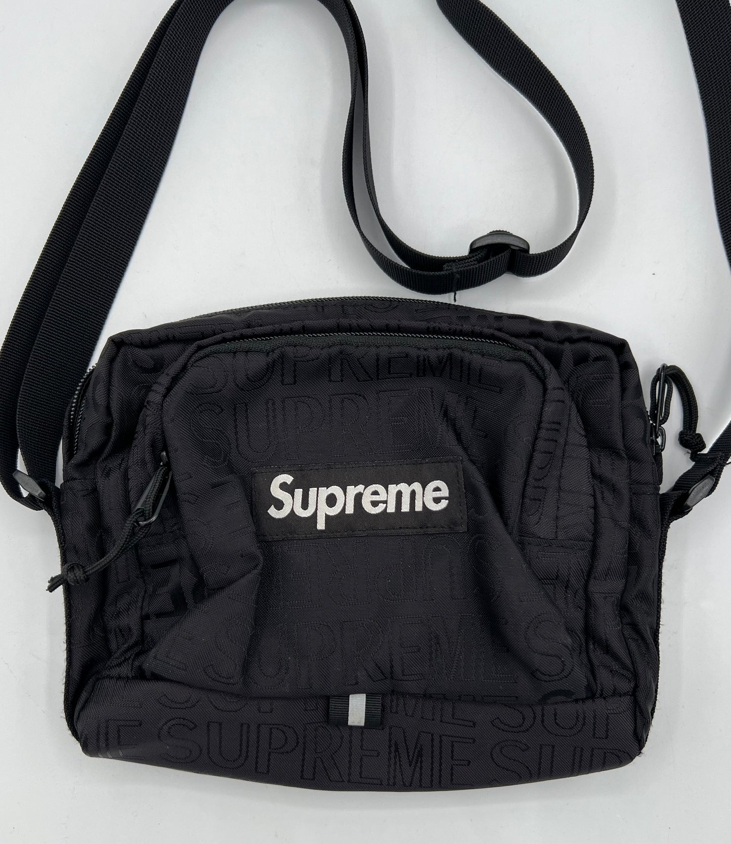 Supreme Shoulder Bag SS19 Black Pre-Owned