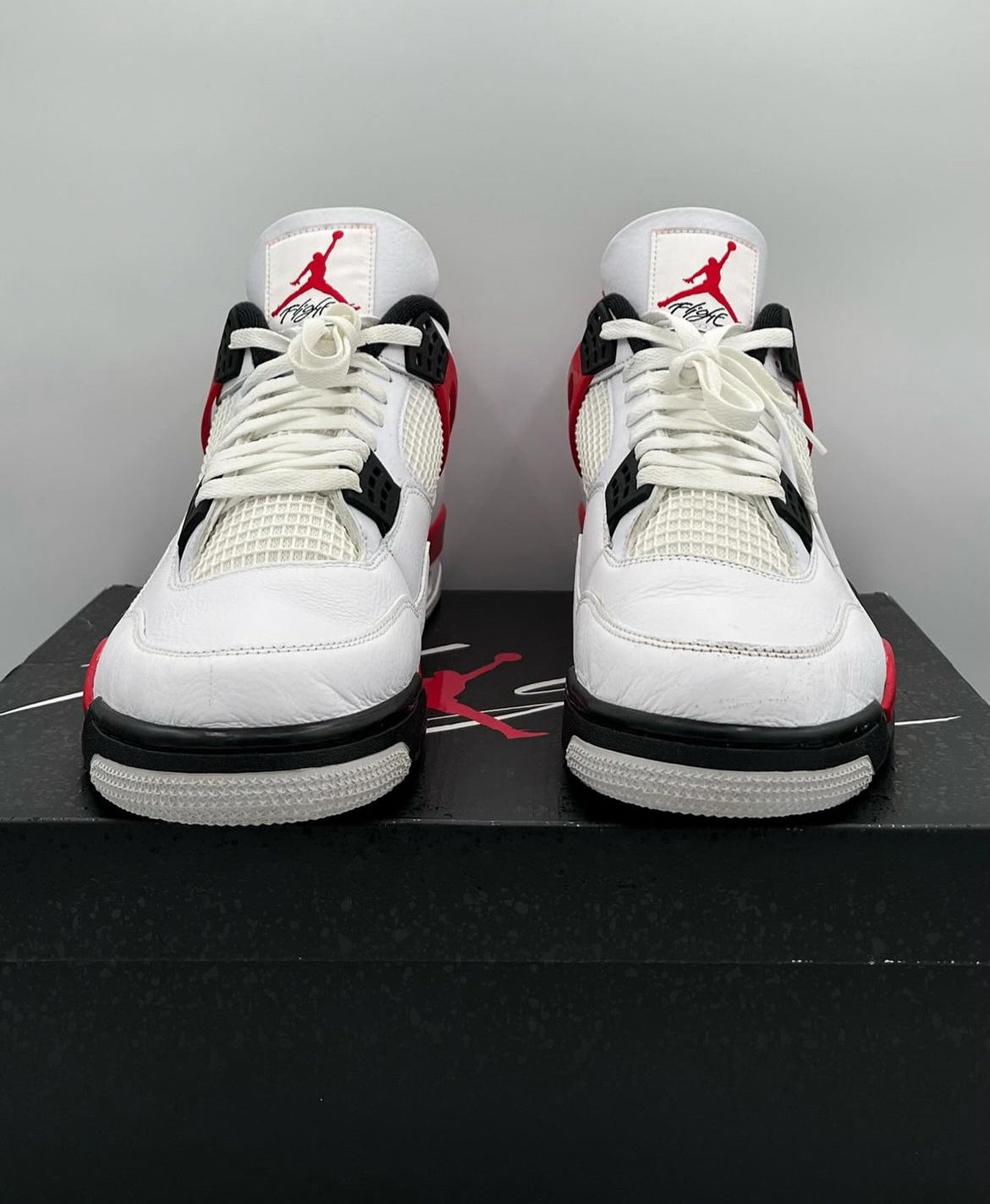 Air Jordan 4 Retro Red Cement Size 13 Pre-Owned