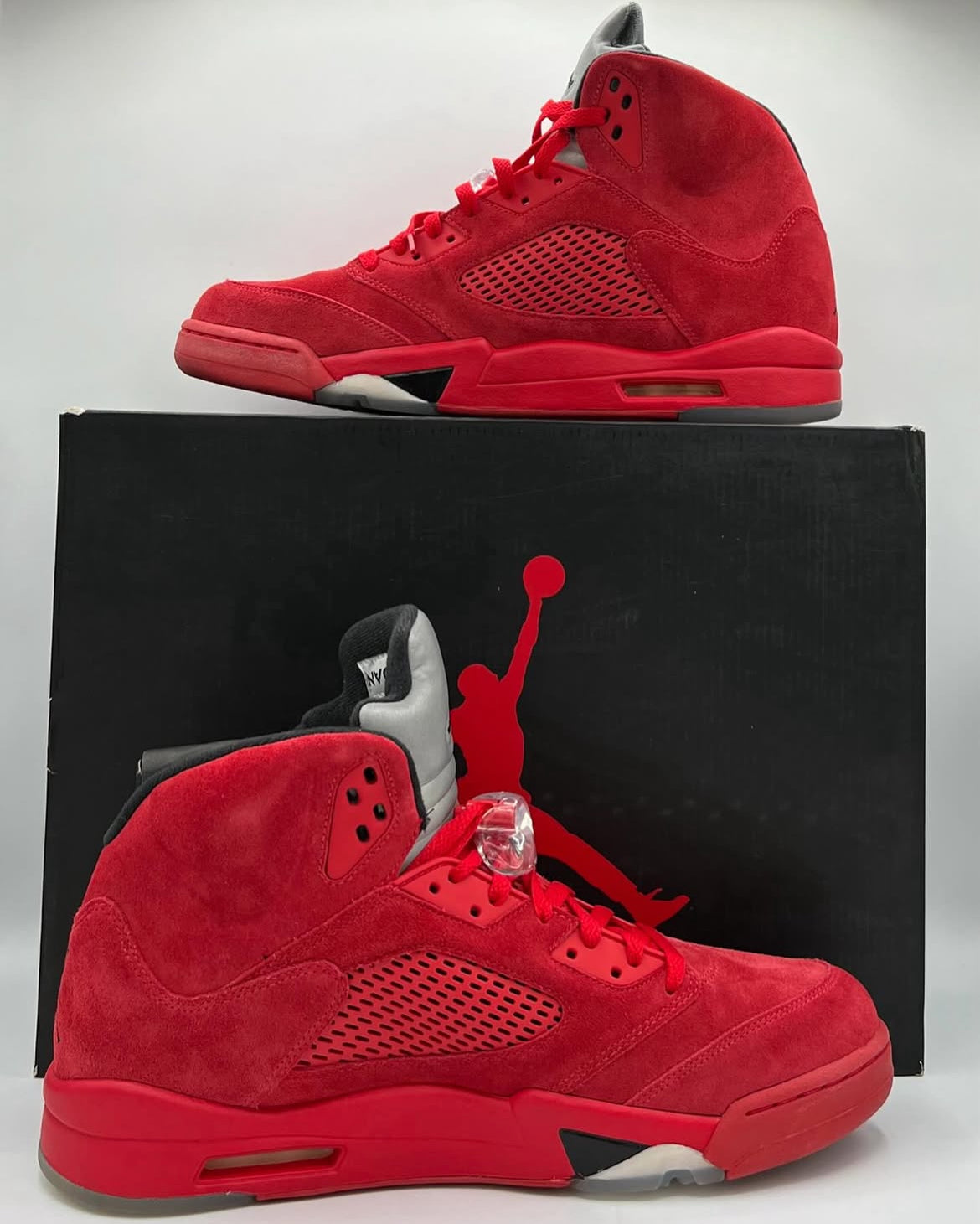 Air Jordan 5 Retro Red Suede Size 13 Brand New