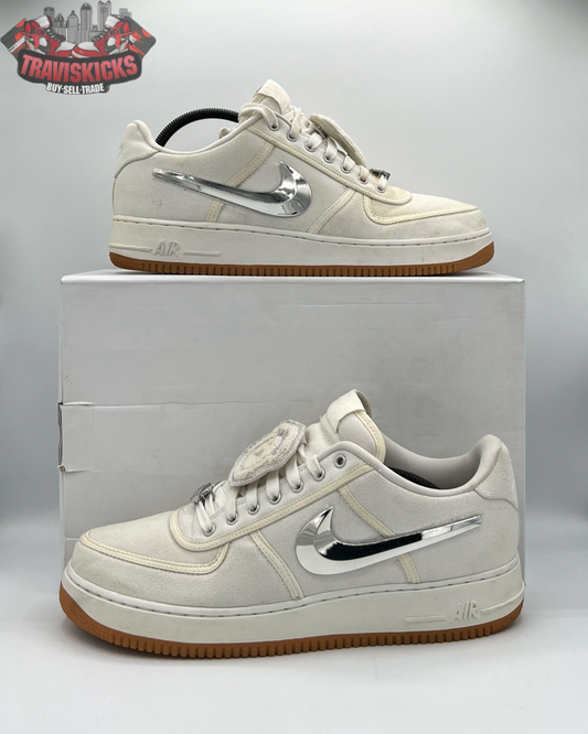 Nike Air Force 1 Low Travis Scott White Size 13 Pre-Owned