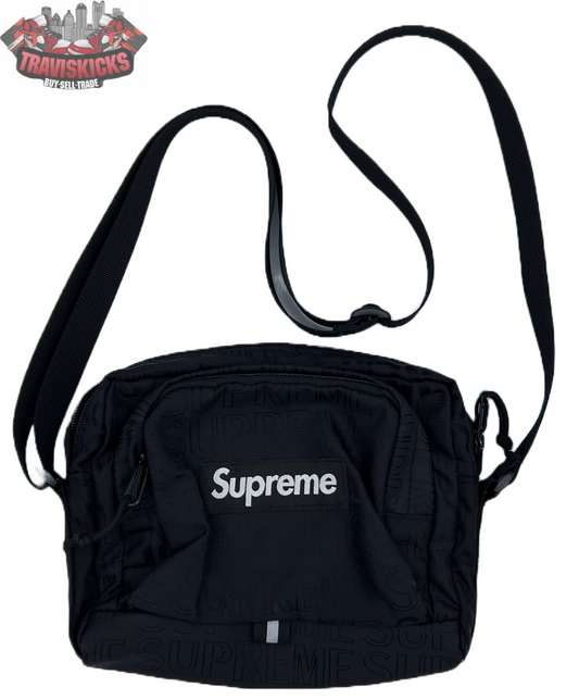 Supreme Shoulder Bag SS19 Black Pre-Owned