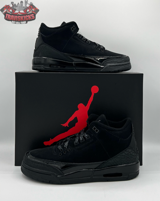 Air Jordan 3 Retro GS Black Cat 2025 Size 7Y Brand New