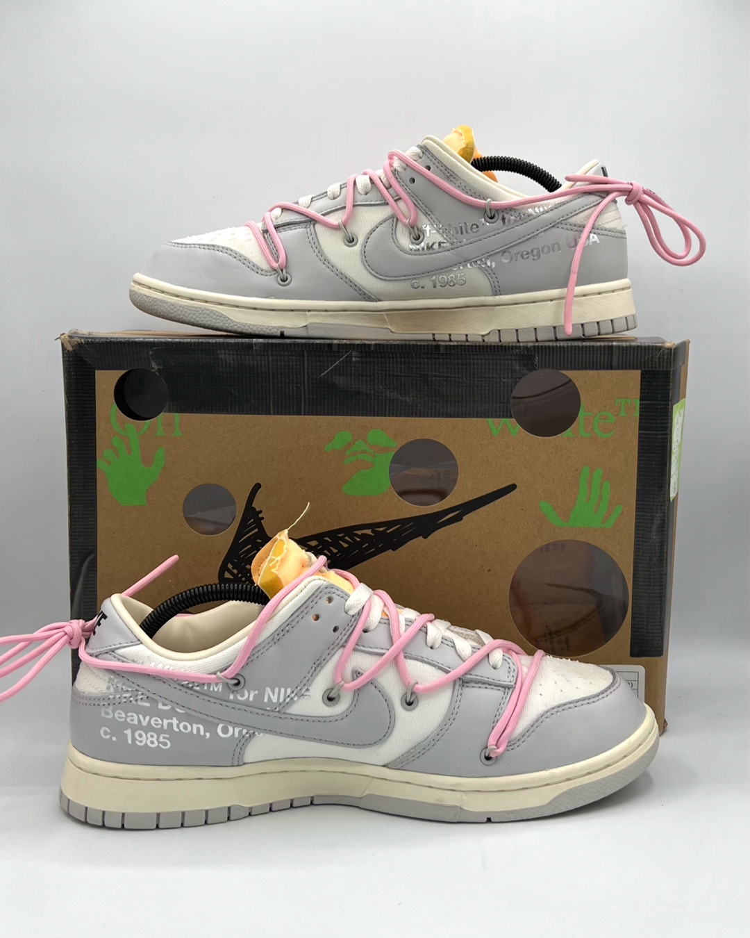 Nike Dunk Low Off-White Lot 9 Of 50 Size 11 Pre-Owned