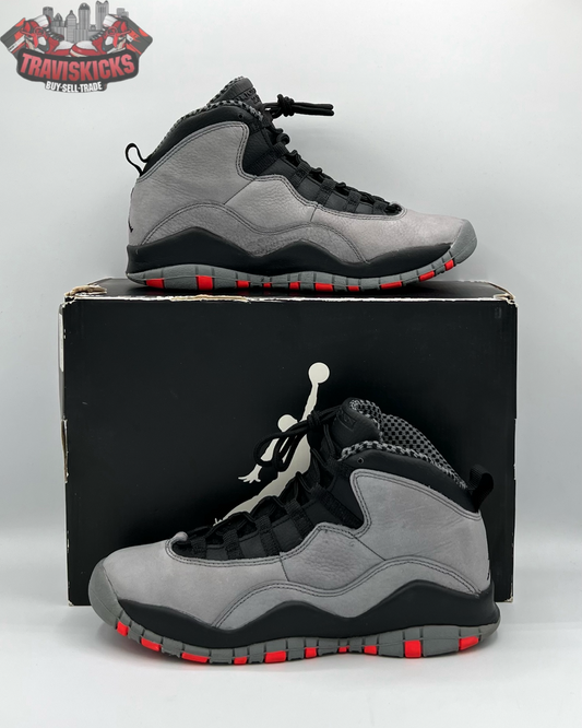 Air Jordan 10 Retro GS Cool Grey Size 5.5Y Pre-Owned