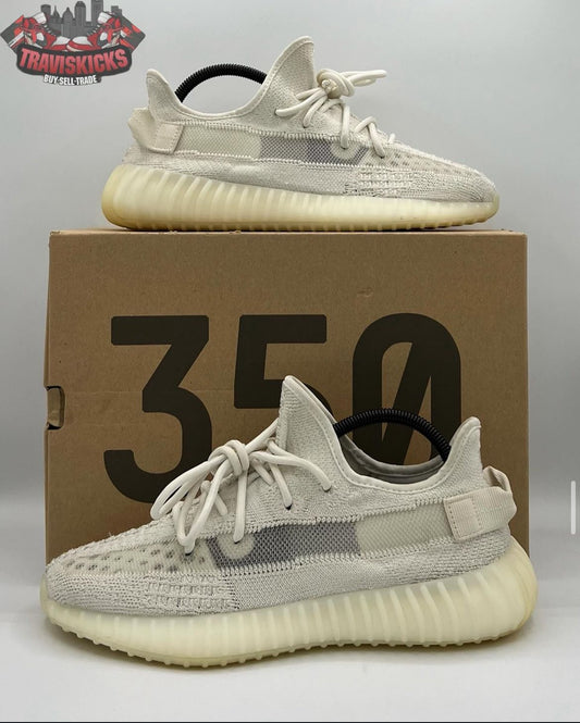 Adidas Yeezy Boost 350 V2 Bone Size 8.5 Pre-Owned