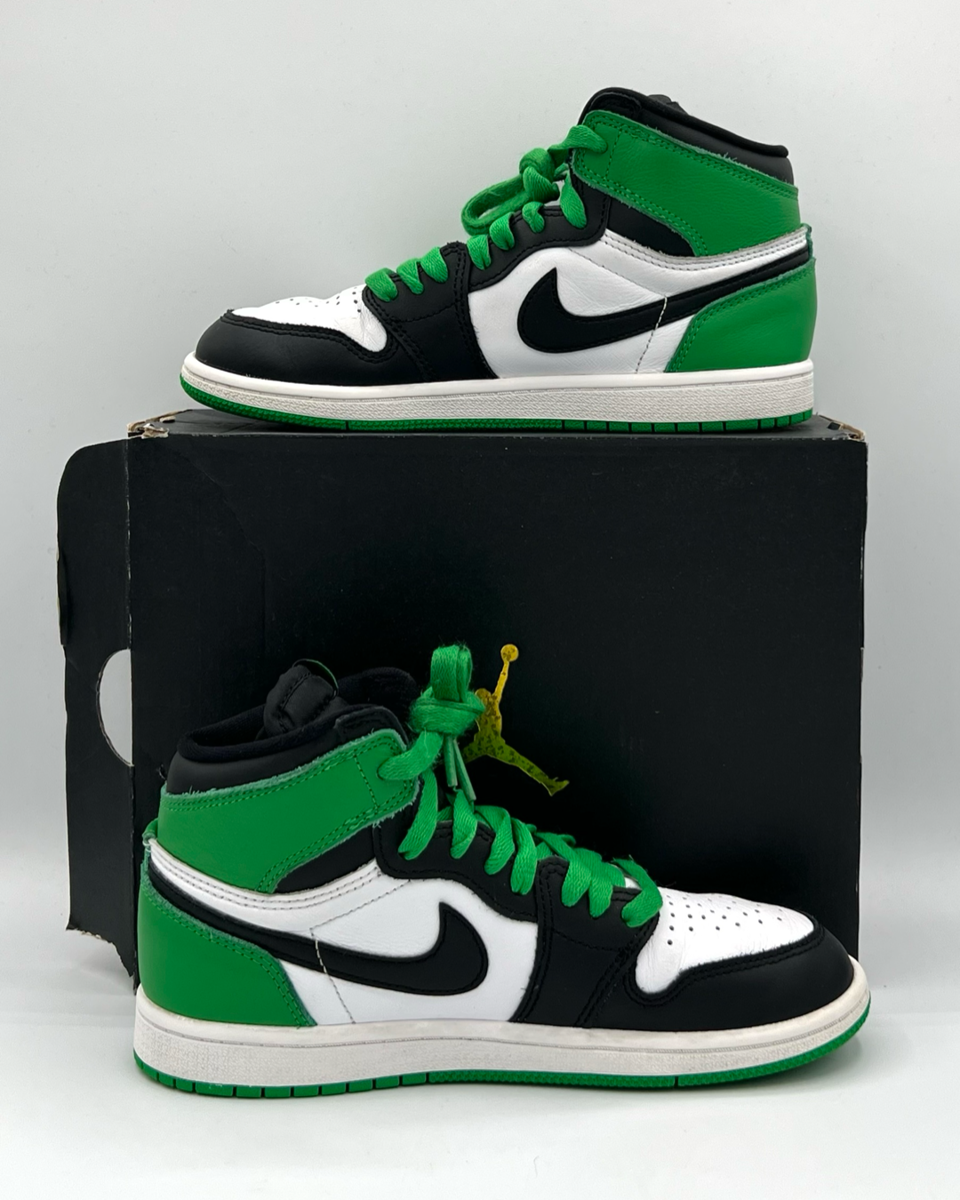 Air Jordan 1 Retro High OG PS Lucky Green Size 3Y Pre-Owned