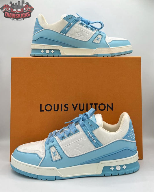 Louis Vuitton Trainer Low White Sky Blue UK10/US11 Brand New