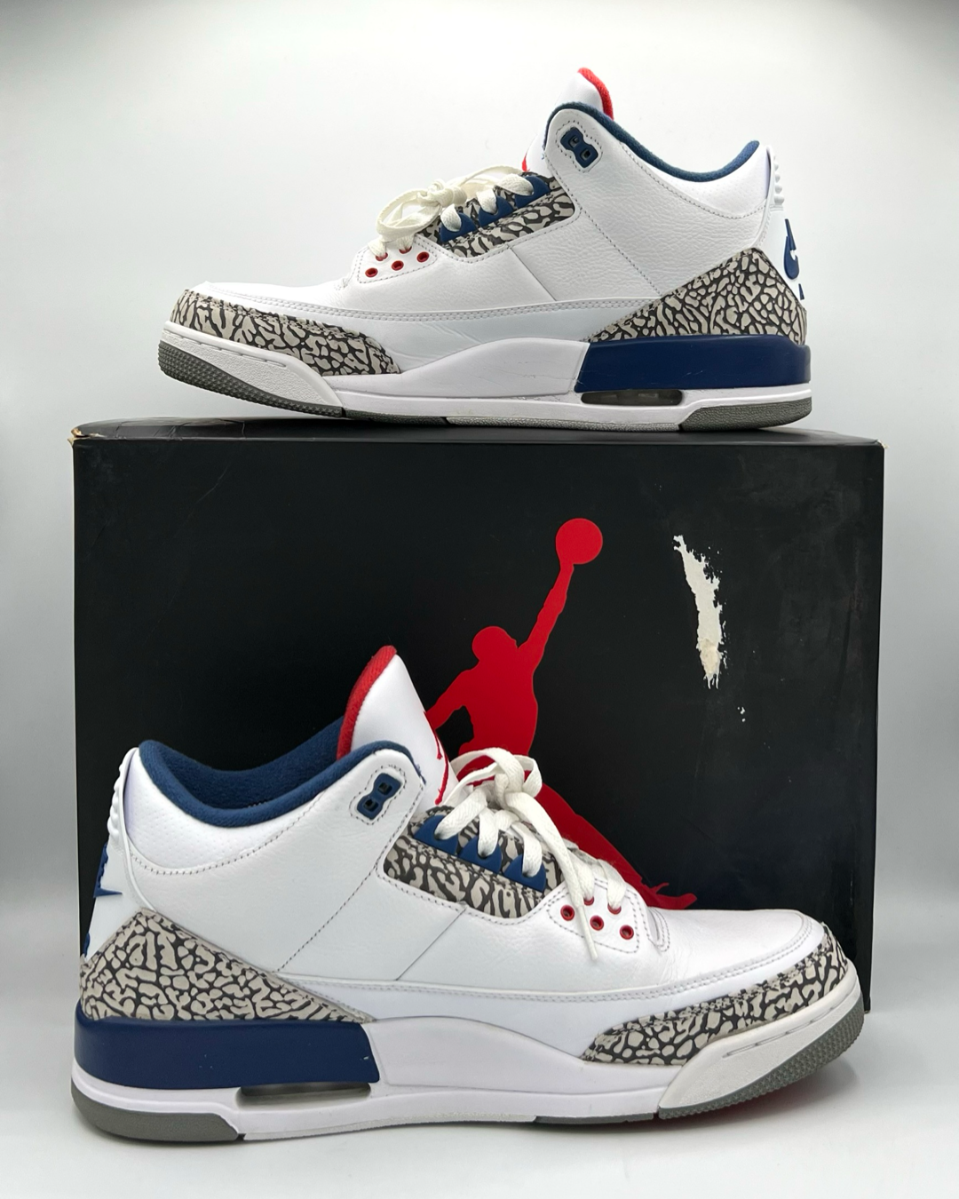 Air Jordan 3 Retro OG True Blue 2016 Size 13 Pre-Owned