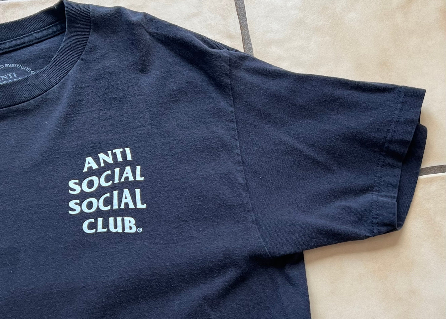 Anti Social Social Club Kkoch Tee Black Size Large Pre-Owned