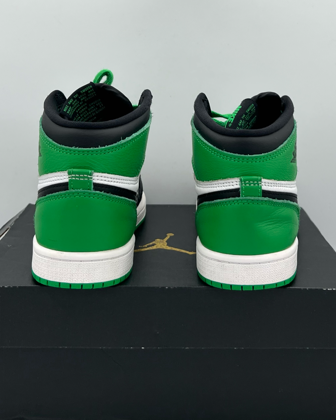 Air Jordan 1 Retro High OG PS Lucky Green Size 3Y Pre-Owned