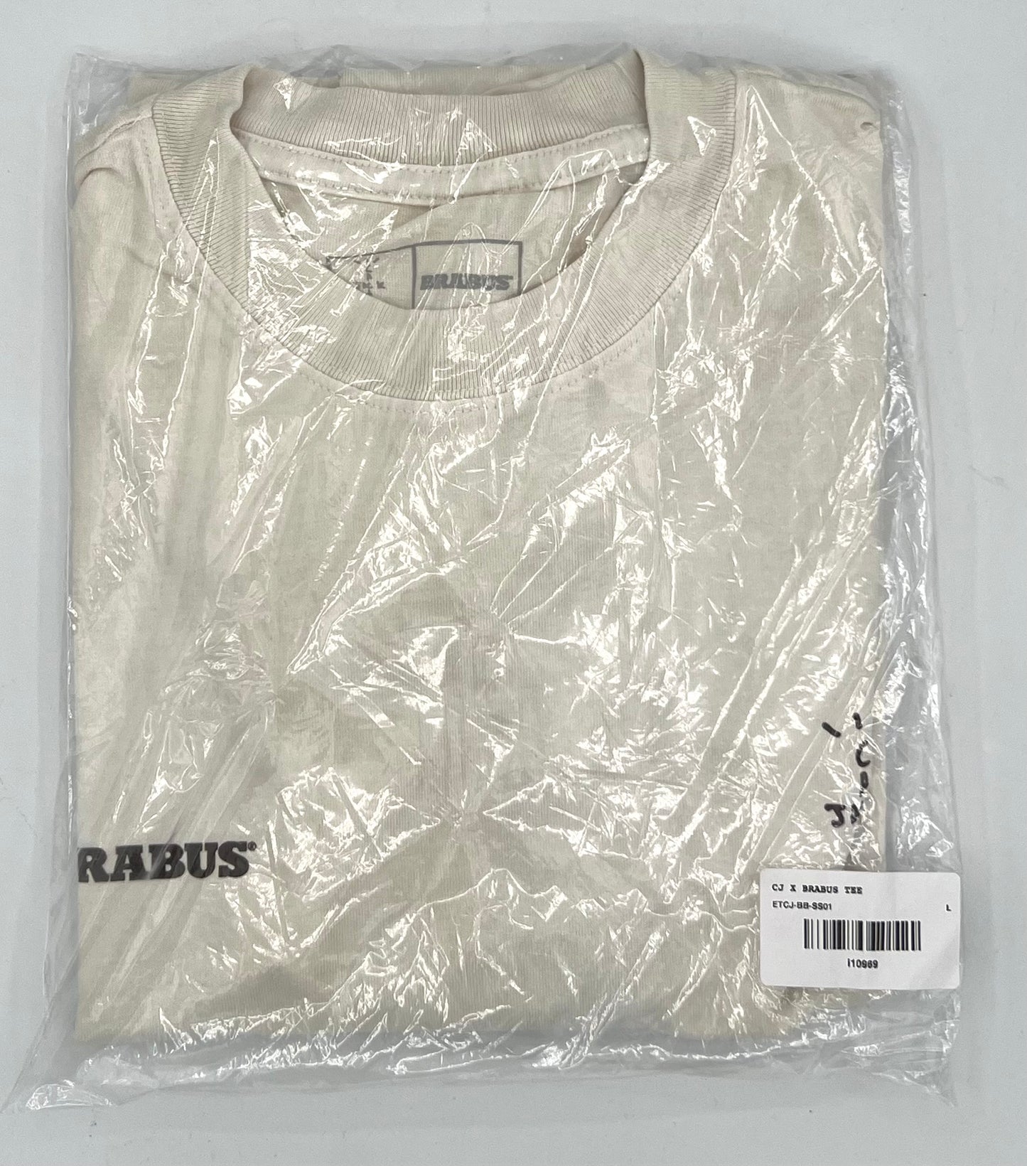 Travis Scott X Brabus White Men’s T-Shirt Size Large Brand New