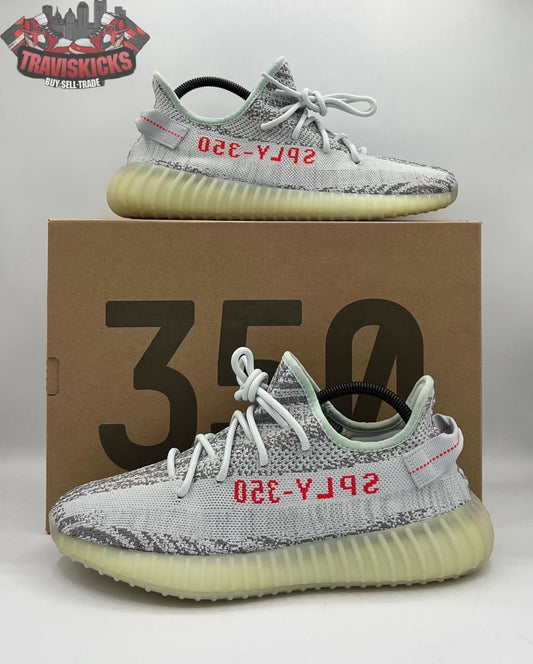 Adidas Yeezy Boost 350 V2 Blue Tint 2021 Size 10 Pre-Owned