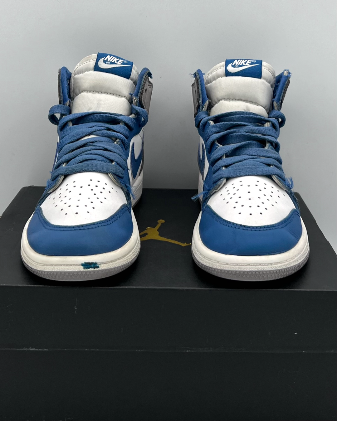 Air Jordan 1 Retro High OG PS True Blue Size 2Y Pre-Owned