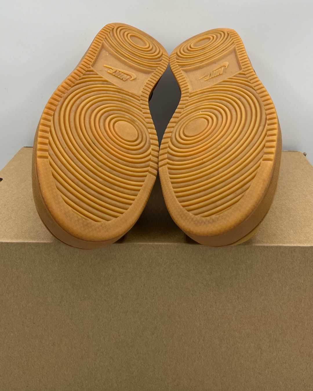 Nike Court Borough Low Premium Wheat Size 10 Pre-Owned