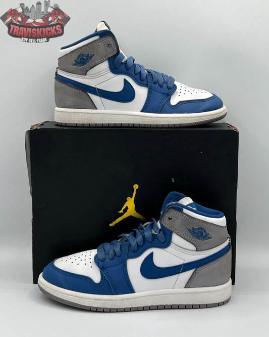 Air Jordan 1 Retro High OG PS True Blue Size 2Y Pre-Owned