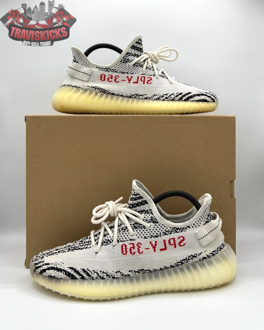 Adidas Yeezy Boost 350 V2 Zebra 2017 Size 9 Pre-Owned