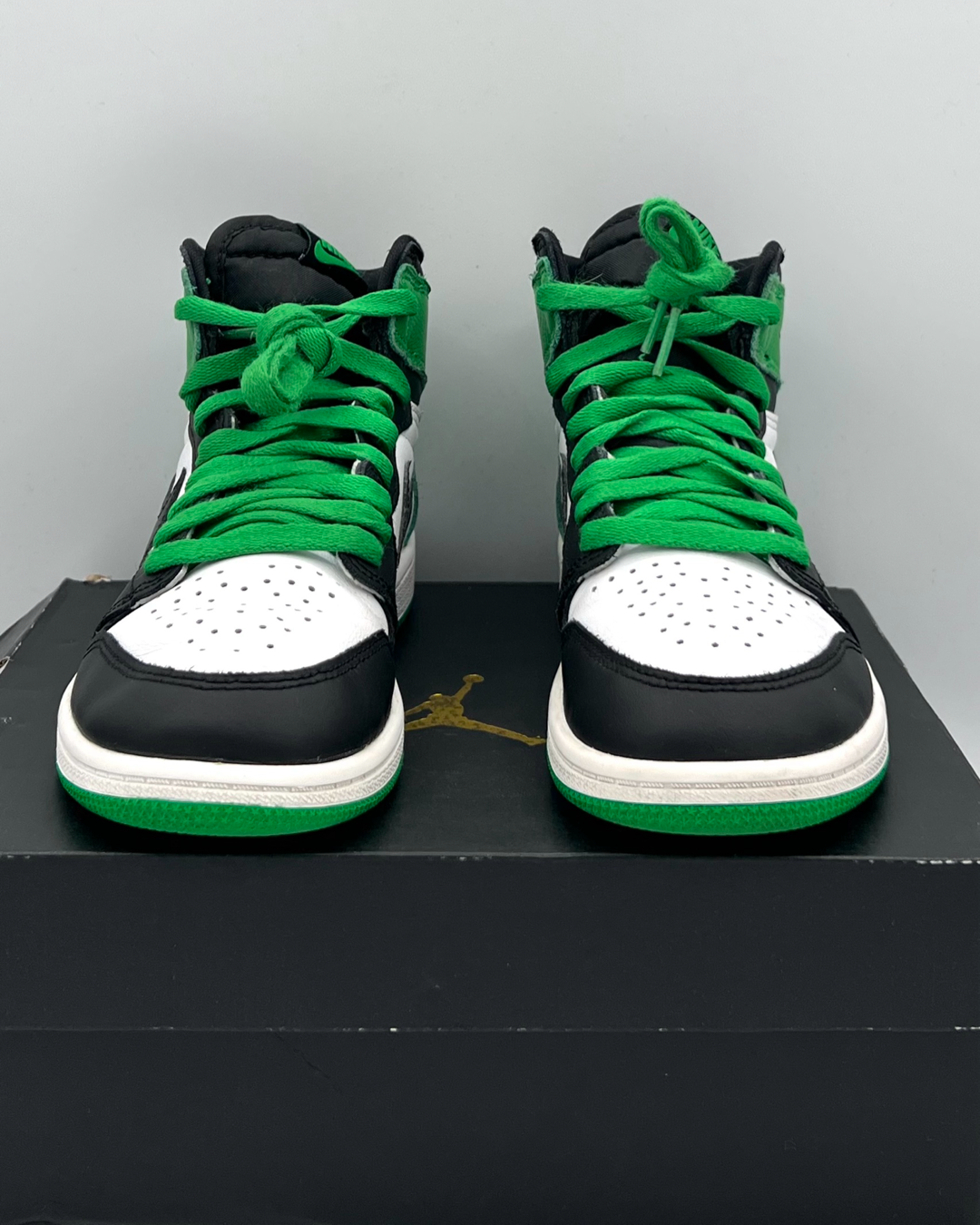 Air Jordan 1 Retro High OG PS Lucky Green Size 3Y Pre-Owned